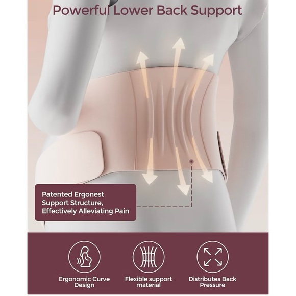 Momcozy Pregnancy Belly Band MEDIUM Invisible Comfort Maternity Oyster Pink NEW - Picture 5 of 12